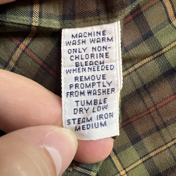 Ralph Lauren Men's Classic Brown & Burgundy Red Plaid Cotton Dress Shirt Size XL - Picture 7 of 9